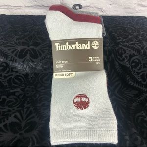 TIMBERLAND BOOT SOCKS SUPER SOFT 3 PAIR .